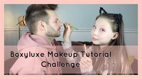 BOXYLUXE/UNBOXING/MAKEUP TUTORIAL CHALLENGE - YouTube