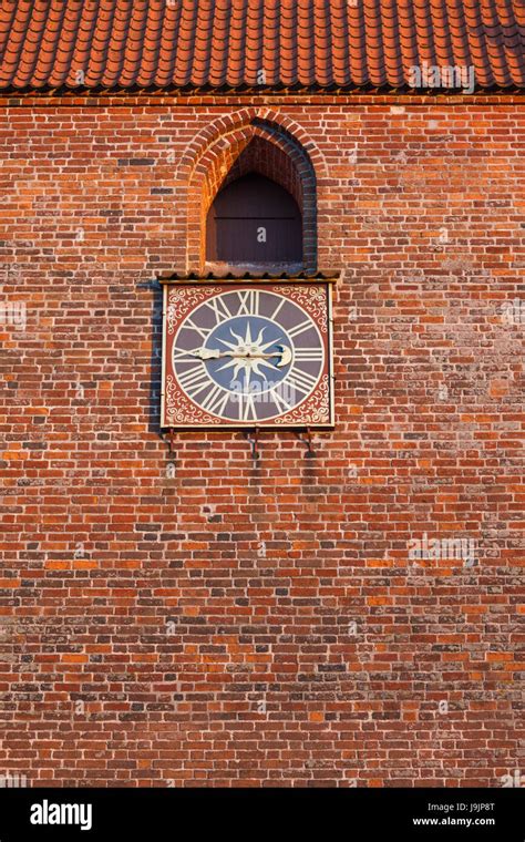 Denmark, Mon, Borre, Borre town church, sunset Stock Photo - Alamy