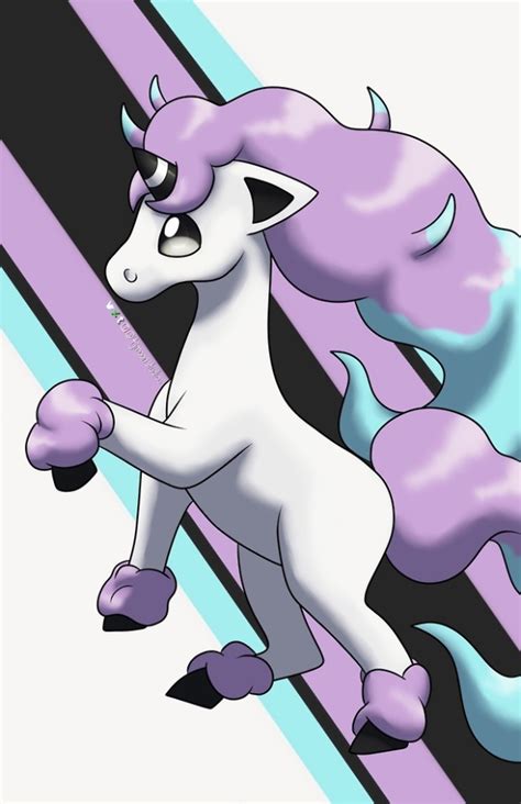 galarian ponyta | Tumblr | Galarian ponyta, Pokemon fan art, Cute pokemon