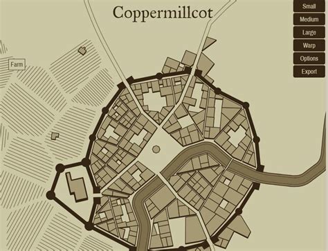 Medieval City Map Generator