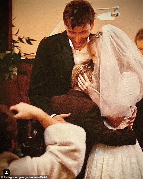 David Tennant's wife Georgia shares an unseen photo of wedding day on their tenth anniversary ...