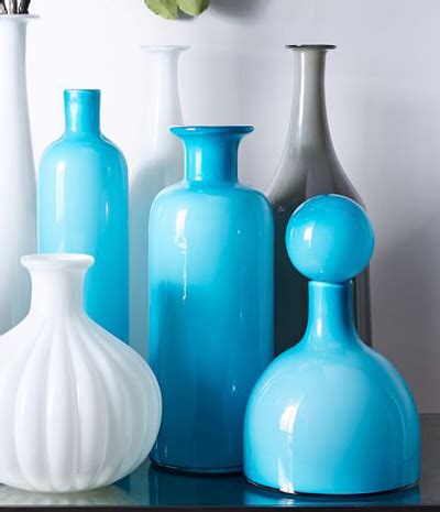 Mid-Century Glass Vases | Everything Turquoise