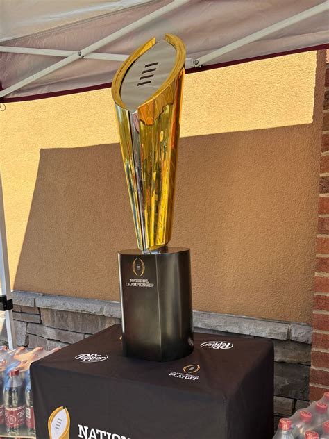 Yes, the CFP National Championship Trophy was at a Circle K in Auburn