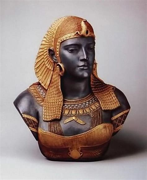 Egyptian Woman Bust by Ott and Brewer (American), no date #OttAndBrewer #EgyptianArtDeco # ...