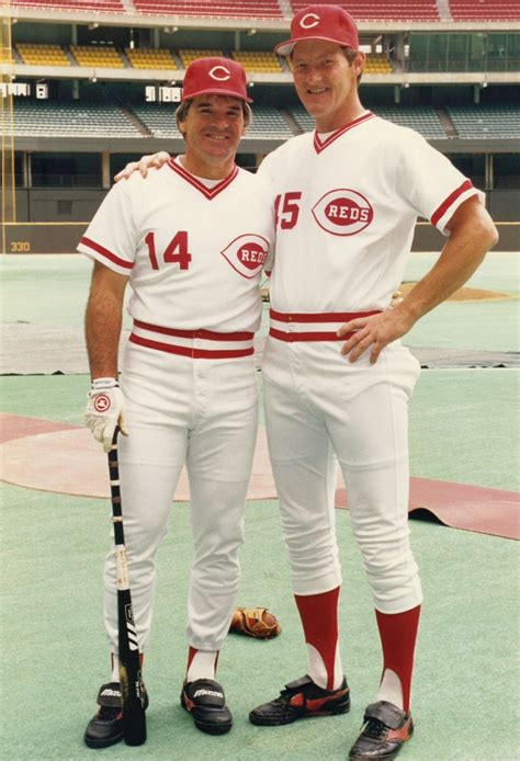 Pete Rose & Jim Kaat - Cincinnati Reds | Baseball, Cincinnati reds ...