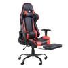 Office Racing Reclining Swivel Gaming Chair PU Leather Armchair With Footrest