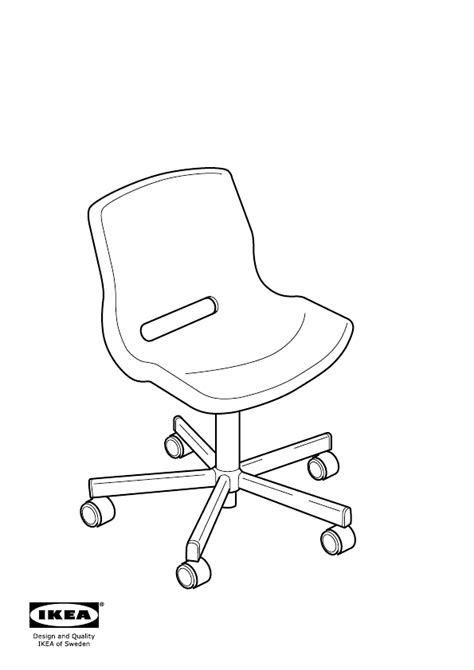 Manual IKEA SNILLE Office Chair