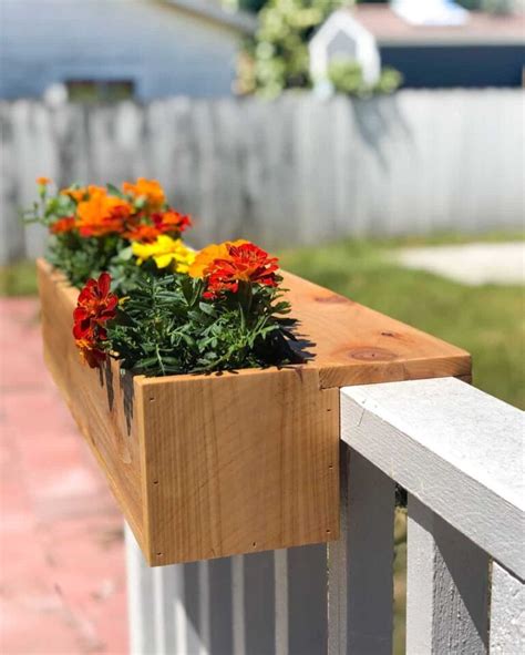 How to Build a DIY Railing Planter Box and Hang it Securely 1 in 2023 ...