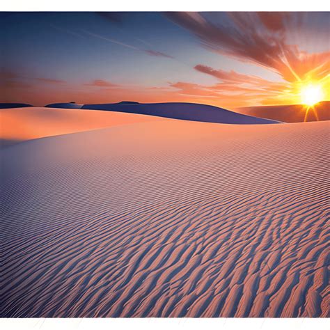 White Sands Sunset · Creative Fabrica