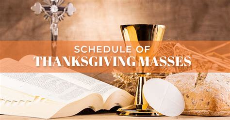 Schedule of Thanksgiving Masses – Roman Catholic Diocese of Chalan Kanoa