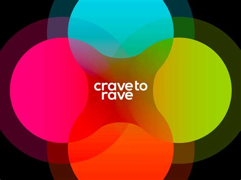 Crave To Rave, logo design for EDM / electronic music community by Alex Tass, logo designer on ...