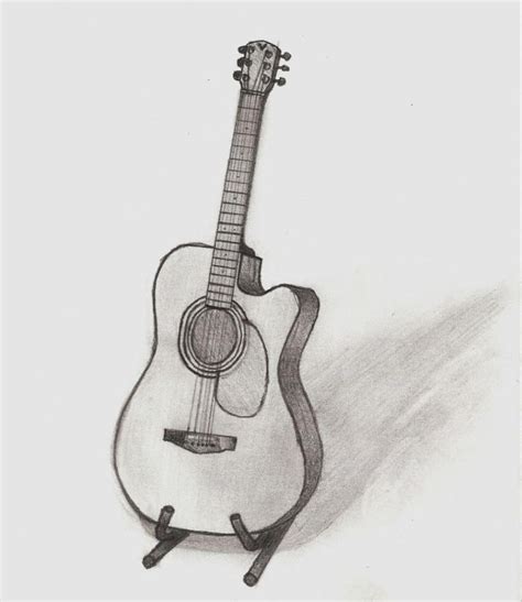 Acoustic Guitar by GuitarPro818 on DeviantArt | Guitar drawing, Pencil ...