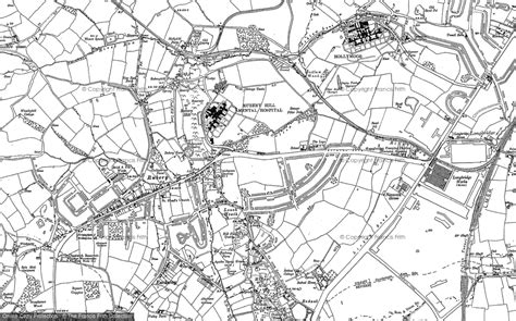 Old Maps of Rubery, West Midlands - Francis Frith