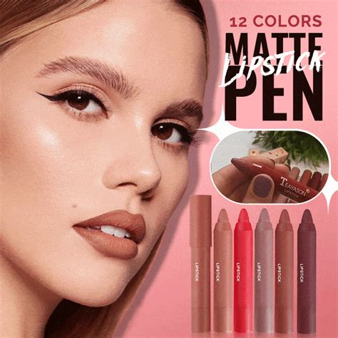 12 Colors Matte Lipstick Pen - Integrityk