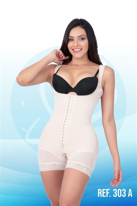 Colombian Faja high back with wide straps - Post surgery Body shapers and Compression Garments ...