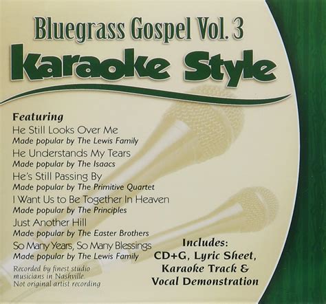 Bluegrass Gospel Vol. 3: Karaoke Style: Amazon.ca: Music