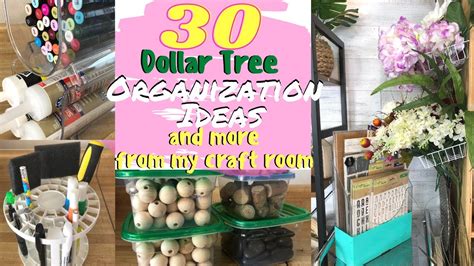 30 DOLLAR TREE ORGANIZATION IDEAS YOU WILL ACTUALLY USE & MORE | MY CRAFT ROOM ORGANIZATION ...