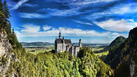 wallpaper neuschwanstein castle, fussen, germany HD : Widescreen : High Definition : Fullscreen