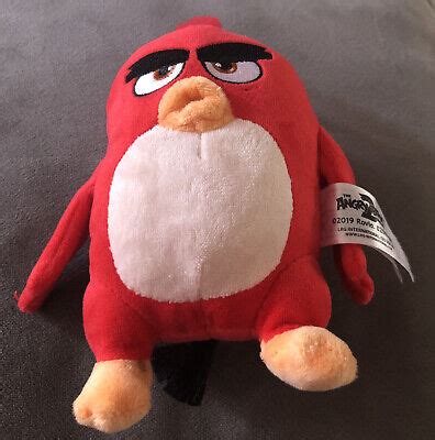 THE ANGRY BIRDS 2 Movie Red Bird Plush Soft Toy 7" Rovio 2019 £2.00 ...