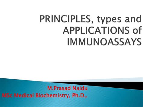 PPT - IMMUNOASSAYS PowerPoint Presentation, free download - ID:7122629