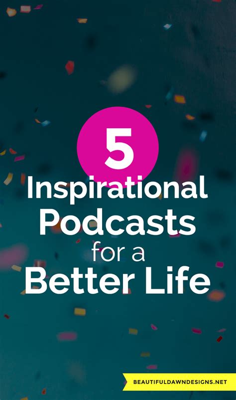 5 Inspirational Podcasts for a Better Life. Motivational Podcasts. # ...