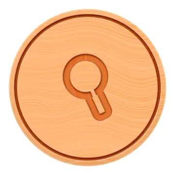 Search Wood Button Icon, Search Icon, Zoom, Browse PNG Transparent Clipart Image and PSD File ...