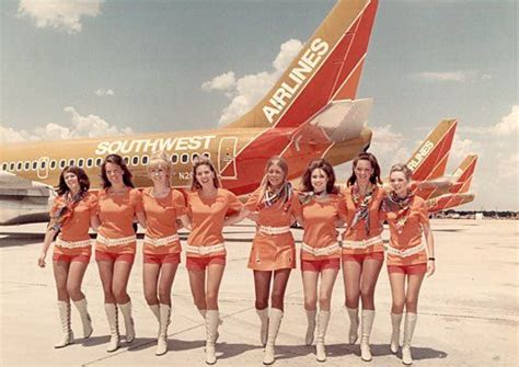 Airline uniforms over the years | Southwest airlines flight attendant, Flight attendant, Flight ...