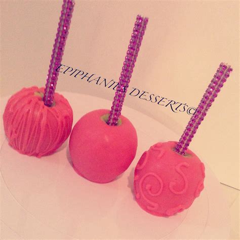 Hot pink candy apples | Pink candy, Hot pink candy, Pink candy apples