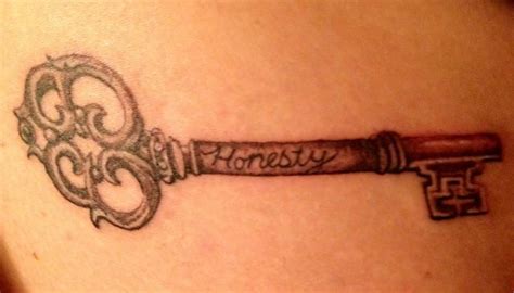 Honesty Key Tattoo