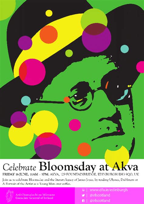 Celebrating Bloomsday in Scotland - Department of Foreign Affairs