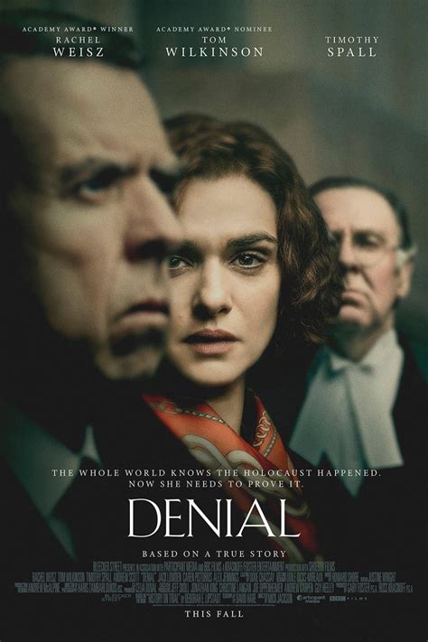 Rachel Weisz's Holocaust Drama 'Denial' Debuts Poster