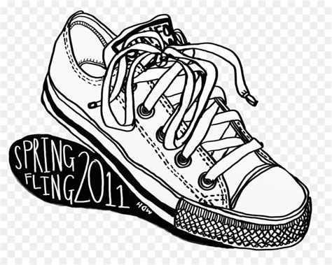 Converse Shoe Sketch at PaintingValley.com | Explore collection of ...