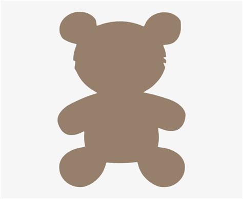 Teddy Bear Clip Art At Clker - Teddy Bear Silhouette Vector Free ...