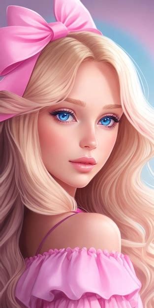 Premium AI Image | Barbie doll wallpapers for iphone and android download the app for iphone and ...