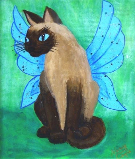 Siamese Cat With Butterfly Wings - Fantasy Animals Fan Art (5769741) - Fanpop