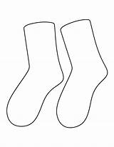 Pair Of Socks Coloring Page sketch template