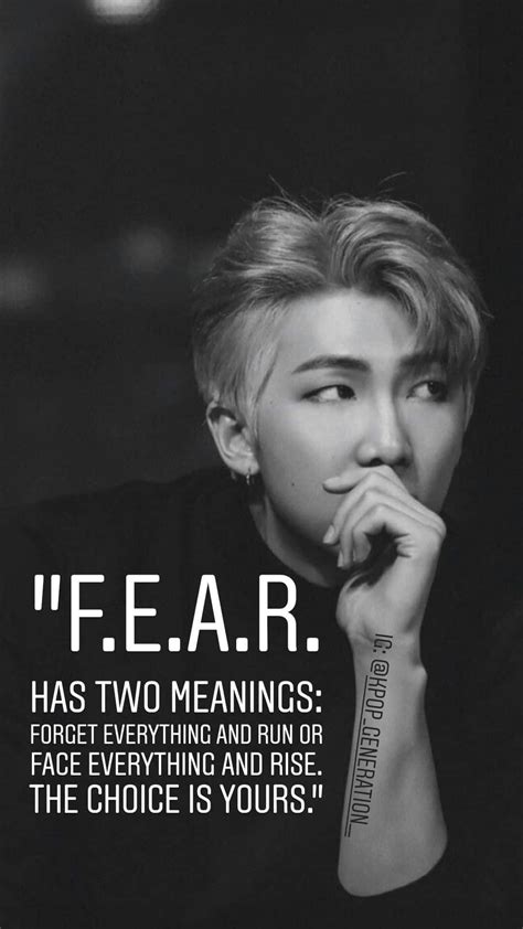 Quotes Kim namjoon | Bts quotes, Inspirational quotes, Life quotes