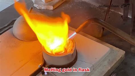 Casting Gold Jewelry entire process - YouTube