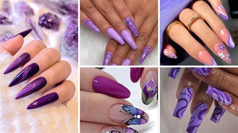 20+ Gorgeous Purple Nail Designs 2023