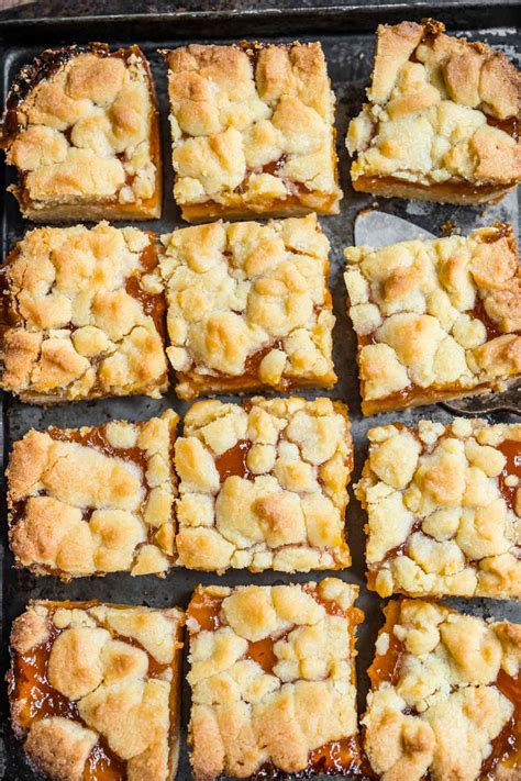 Apricot Shortbread Bars Recipe - Dinner, then Dessert