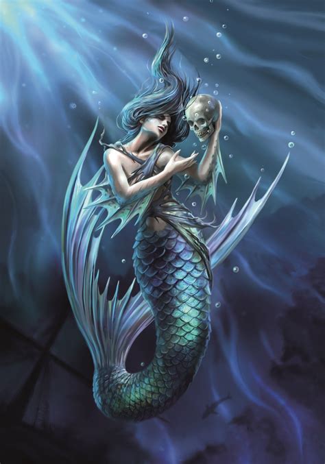 Sailor's Ruin Card | Fantasy mermaids, Mermaid artwork, Mermaid drawings