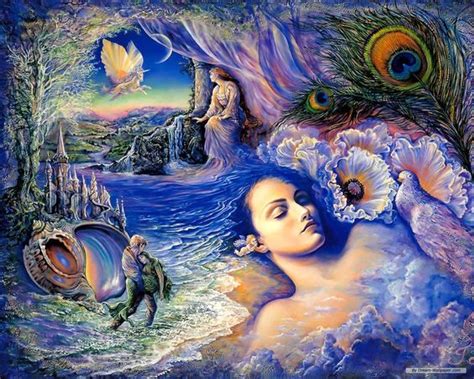 Dream and Fantasy Painting | Free Art wallpaper - Josephine Wall ...