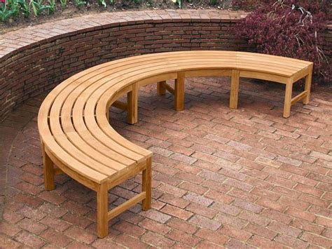 Curved Backless Bench | FSC® Certified | Curved outdoor benches, Curved ...
