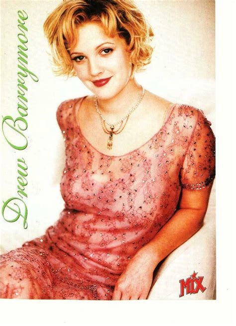 Drew Barrymore teen magazine pinup clipping 50 First Dates Mix pink ...