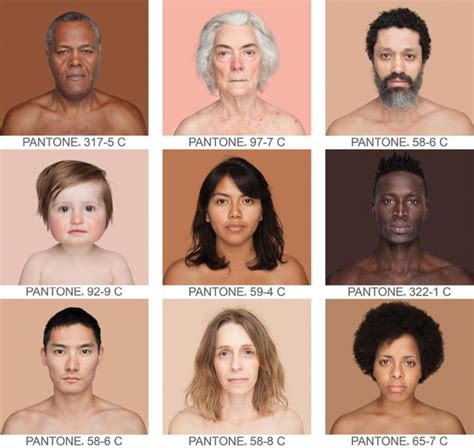 This Artist Took 4,000 Portraits to Show the Range of Human Skin Color ...