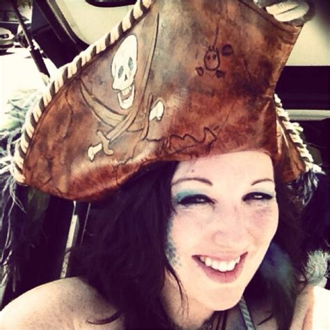 Pirate hat by Javier Dominguez. It's all leather, hand tooled and hand ...