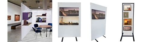 Black Wall Display pro Panels - Display Panels for Art Shows - LONDON UK - Picture Hanging Direct