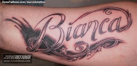 Tattoo of Arm, Names, Letters