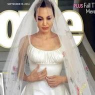 Angelina Jolie Atelier Versace Wedding Dress | Style.com/Arabia