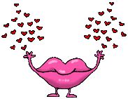 Amazing Lip Kiss Graphic | Love gif, Gif, Blowing kisses